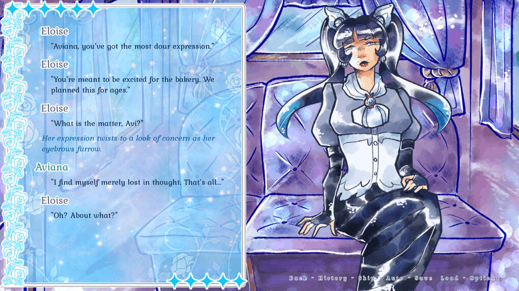 Demise of a Blue Rose | UI, Backgrounds, Spritework