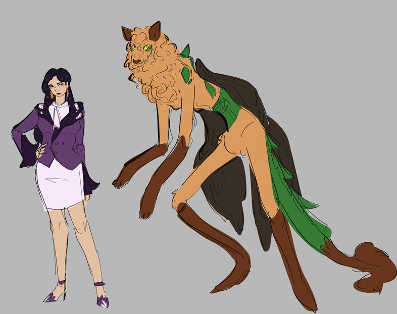 Houndwife | Iris Servine &amp; Atlas (beast)